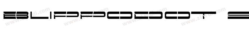 BlippoDOT StencilReg字体转换